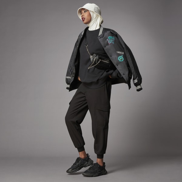 Adidas oversized sweatshirt black new arrivals