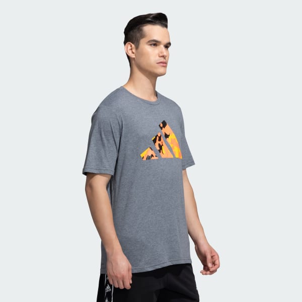 Grey TRAIN ESSENTIALS BIG LOGO TEE