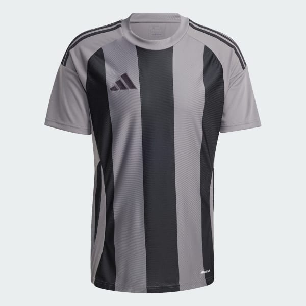 grijs Striped 24 Voetbalshirt