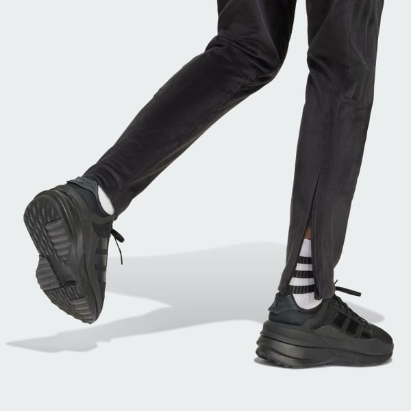 Tiro Cut 3 Stripes Stretchy Velour Track Pants