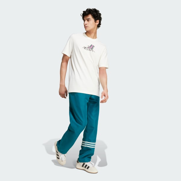 White '80s Graphic Beach Chair Tee