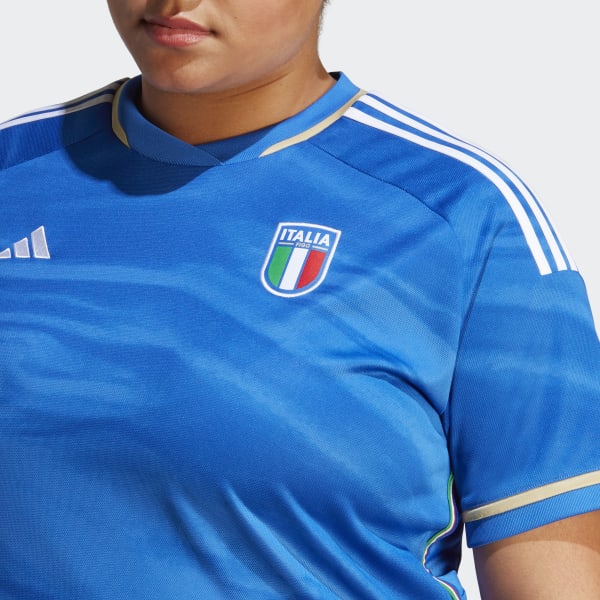 Blue Italy Women's Team 23 Home Jersey (Plus Size)
