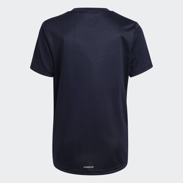 blauw Designed 2 Move 3-Stripes T-shirt
