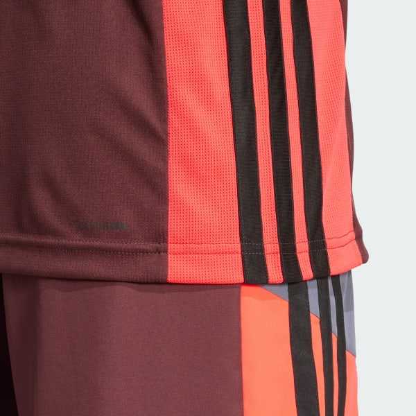 adidas Train Essentials Seasonal Colorblock Tee Burgundy - Main Image