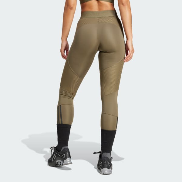 Khaki adidas leggings womens discount
