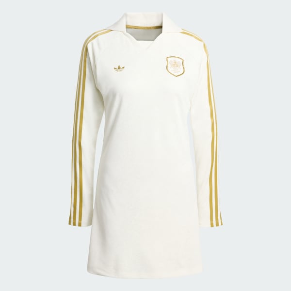 Beyaz ADIDAS ORIGINALS X LIBERTY LONDON ELBİSE