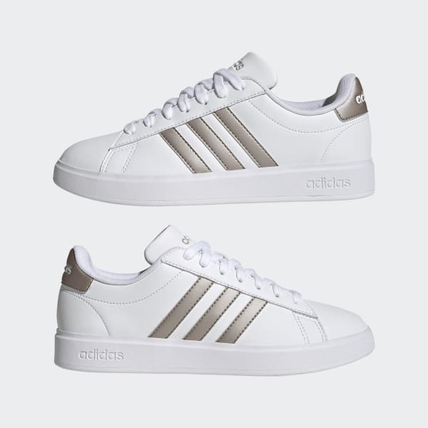 Adidas originals deals grand court white