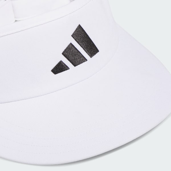 Putih Topi Visor High-Crown