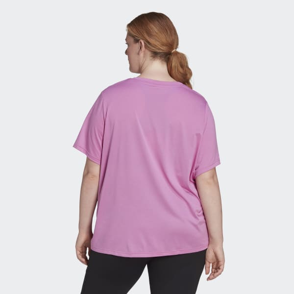 Paars AEROREADY Made for Training Minimal T-shirt (Grote Maat) DVN35