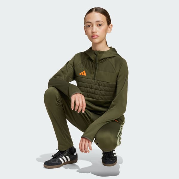 Verde Tiro 25 Essentials Top da allenamento invernale per bambini