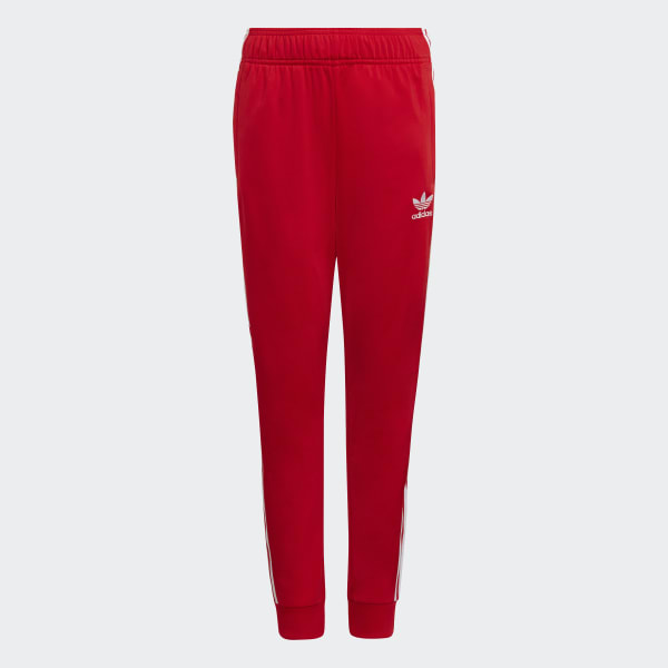 Rouge Pantalon de survêtement Adicolor SST 88789