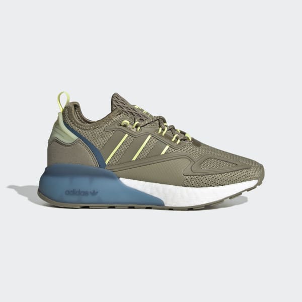 Green ZX 2K Boost Shoes