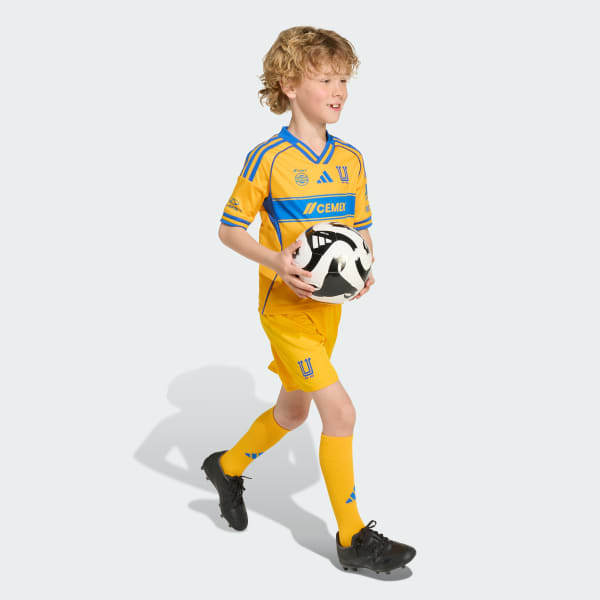 Amarillo Uniforme Local Mini Tigres UANL 25/26