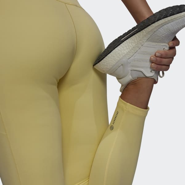Geel adidas Yoga Studio 7/8 Legging CE688