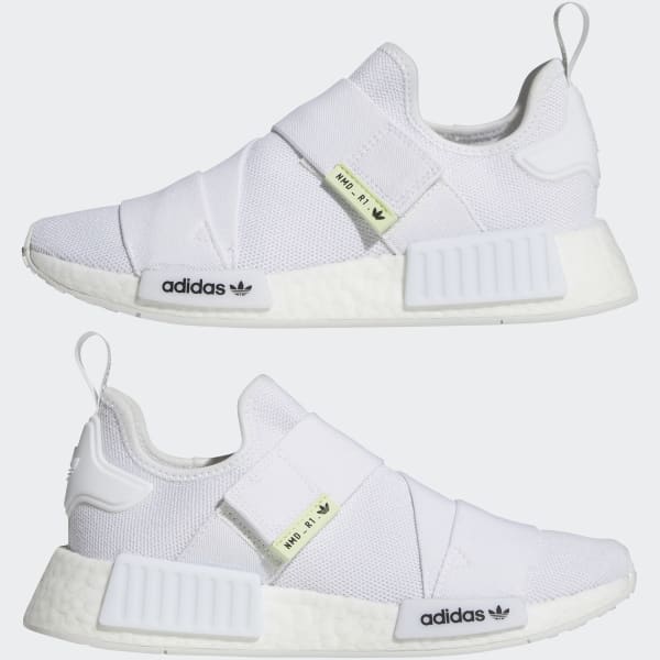 adidas NMD_R1 Shoes - White, Women's Lifestyle