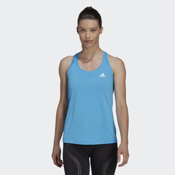 Blue Designed to Move 3-Stripes Sport Tank Top 28836