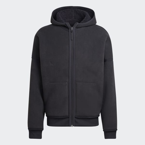 Grijs Polar Fleece Ritssweater GE261