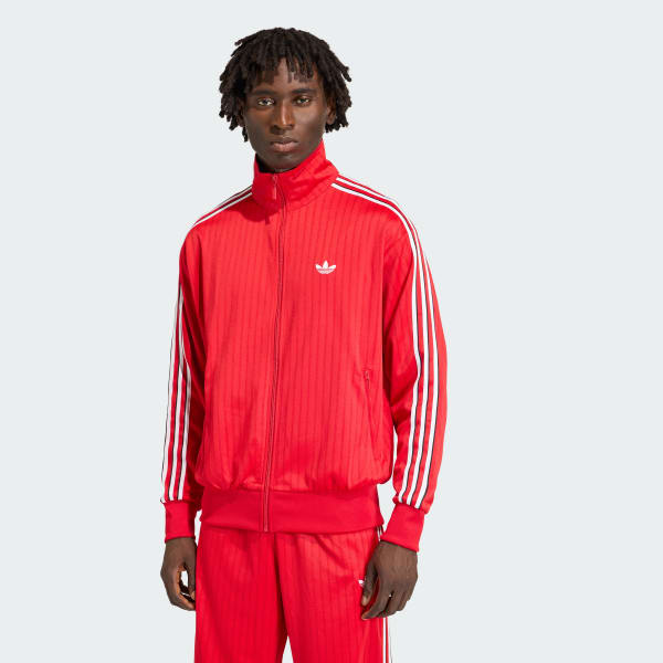 Rojo CASACA DEPORTIVA FIREBIRD HOLGADA CON RAYAS FINAS