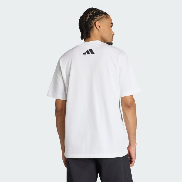 White AUDI REVOLUT F1 TEAM NICO HULKENBERG GRAPHIC TEE