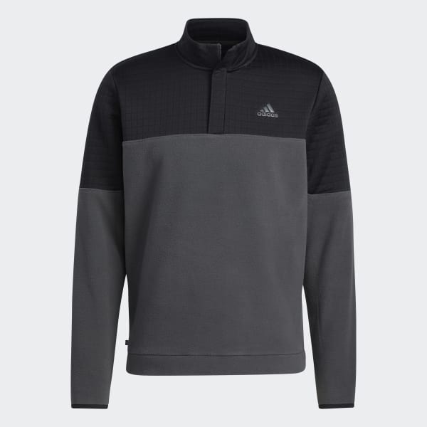 Black DWR Colorblock 1/4-Zip Golf Pullover