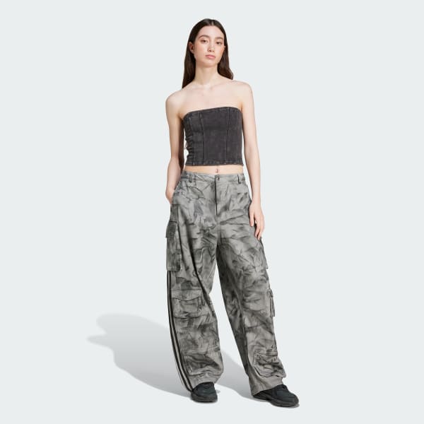 Szary Premium XXL Cargo Trousers
