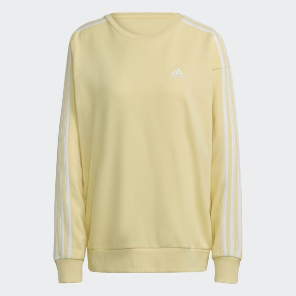 Amarelo Moletom Essentials Studio Lounge 3-Stripes N1214