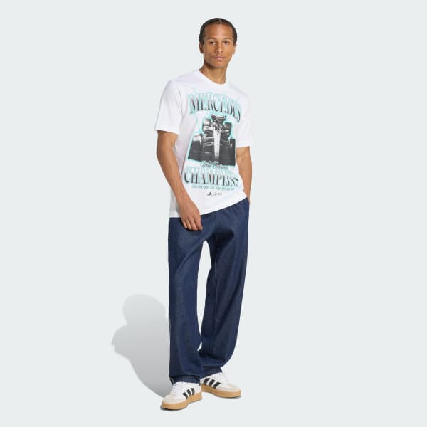 White Mercedes - AMG Petronas Formula One Team Graphic Tee