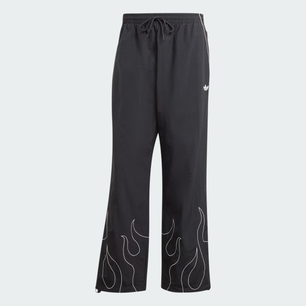 adidas Flames Track Pants - Black | Free Shipping with adiClub