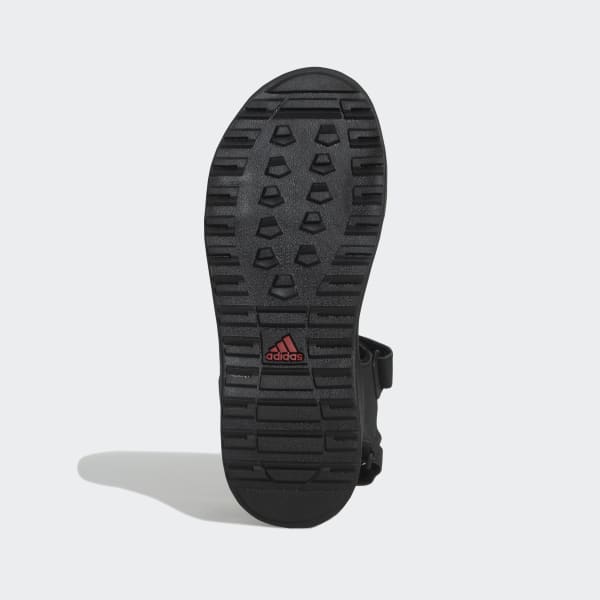 Black Comfort Adi Sandals HKR13