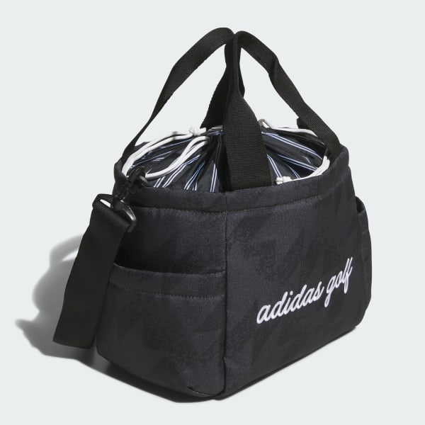 ブラック ユニセックス クーラーポケット付き グラフィック カートバッグ