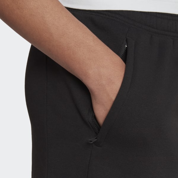 Czerń Stadium Fleece Recycled Badge of Sport Shorts Z4507
