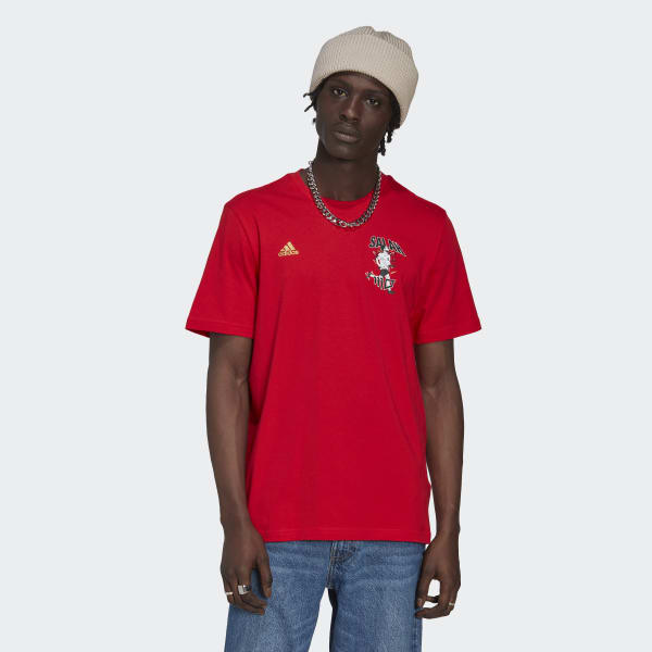 Kırmızı Mo Salah Icon Graphic Tişört UB215