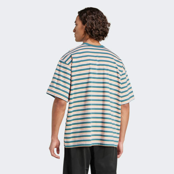 Multicolor adidas Originals Stripe Tee