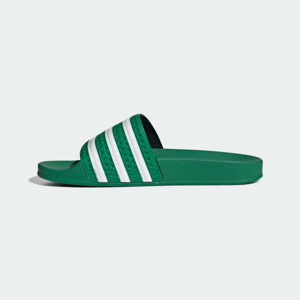 Claquette adidas verte best sale