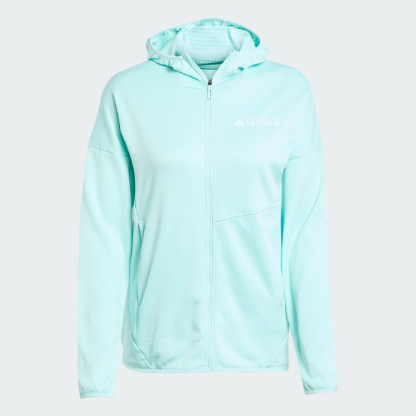 adidas Terrex Xperior Climawarm Light Fleece Hooded Jacket