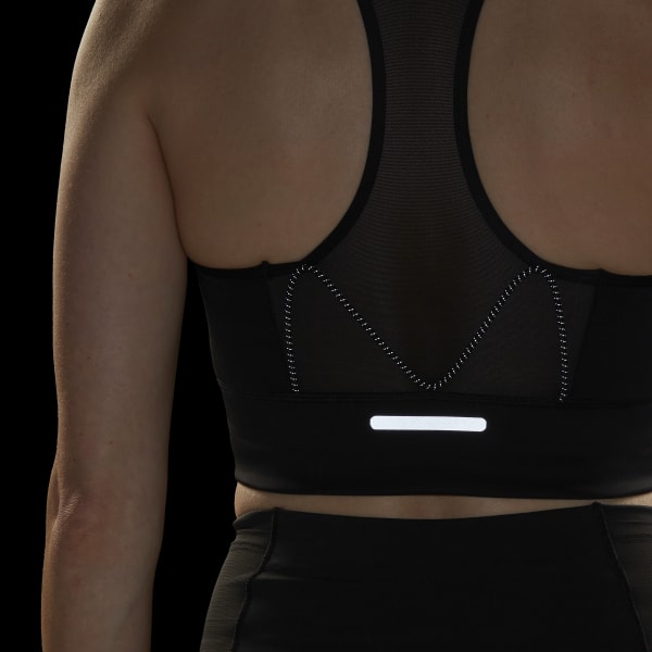 Zwart Medium-Support Running Pocket Beha