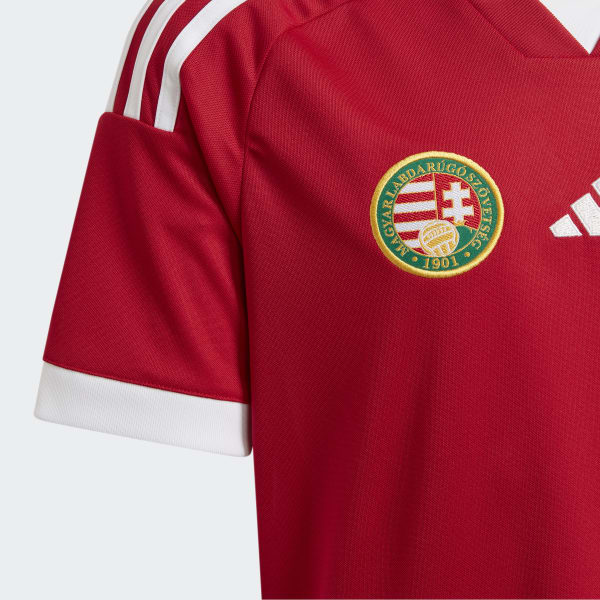 Red Hungary 22 Home Jersey V8727
