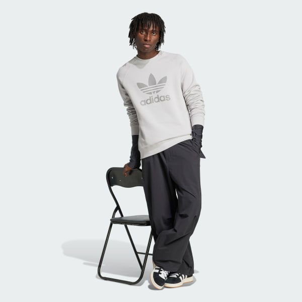 Plomo Polera Adicolor Classics Trifolio Cuello Redondo