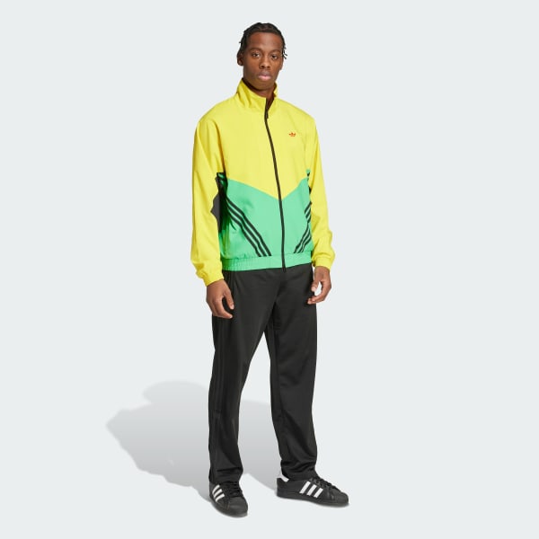 Green adidas Originals Warm-Up Track Top