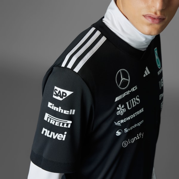 Negro POLO DE PILOTO MERCEDES - AMG PETRONAS FORMULA ONE TEAM