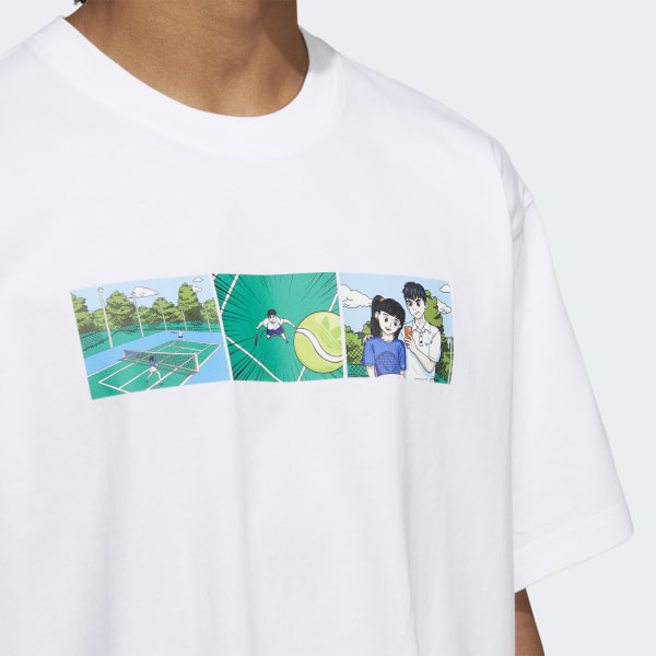 White KEY CITY TEE KR DKP43