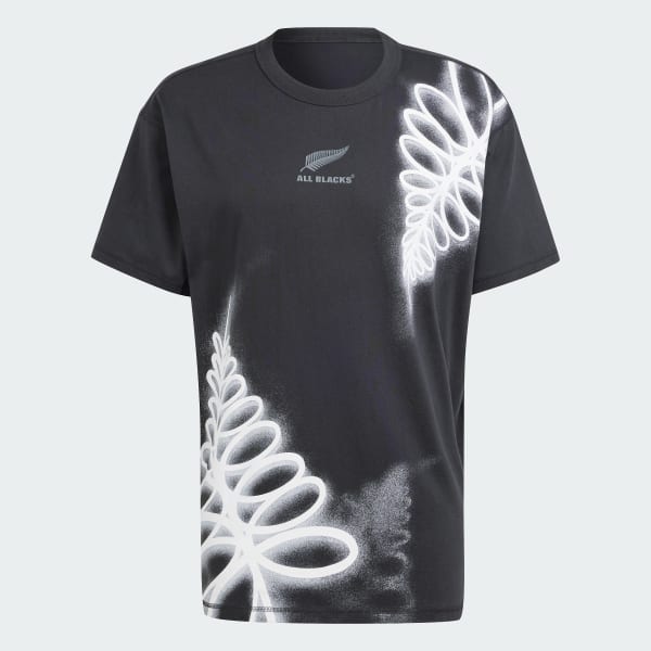 Black All Blacks Rugby Long-Length Lifestyle Tee (Gender Neutral)