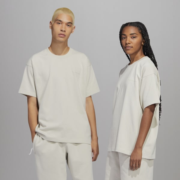 adidas Pharrell Williams Basics Tee (Gender Neutral) - Beige | adidas India