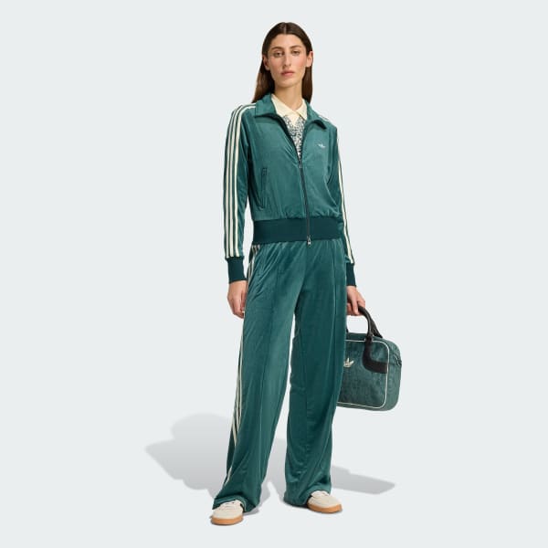 Vert Pantalon de survêtement velours gaufré adidas Originals x Liberty London