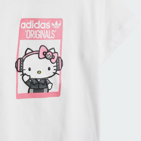 新品未使用 アディダス オリジナルス adidas キティ コラボ Tシャツ M adidas tシャツ Tシャツ アディダス オリジナルス × ハロー