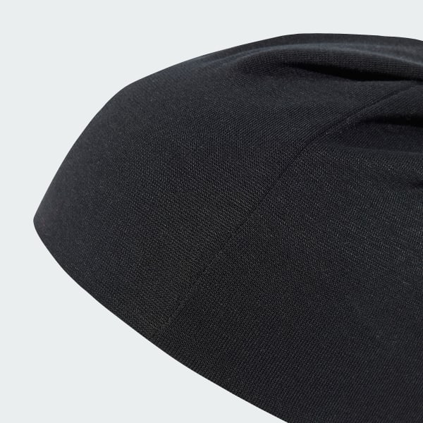 Black Lightweight Long Beanie