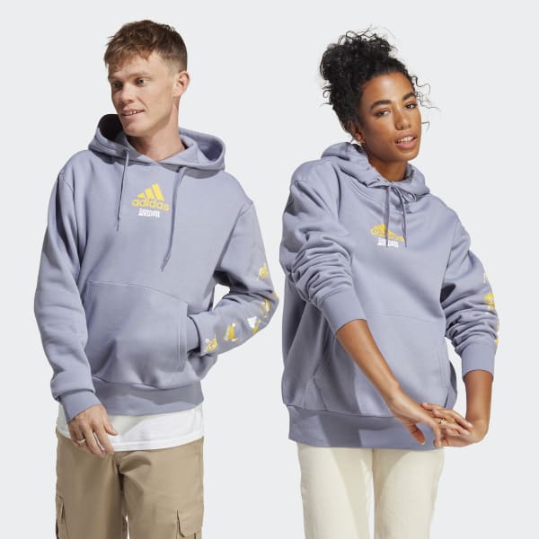 Purple Graphic Hoodie
