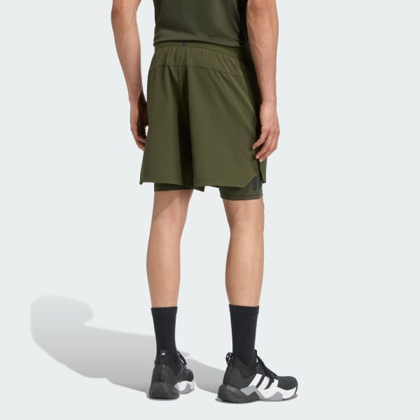 mau-xanh-la Quần Short 2 Trong 1 PrimeLift