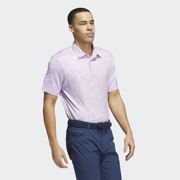 Purple Prisma-Print Polo Shirt ZR010