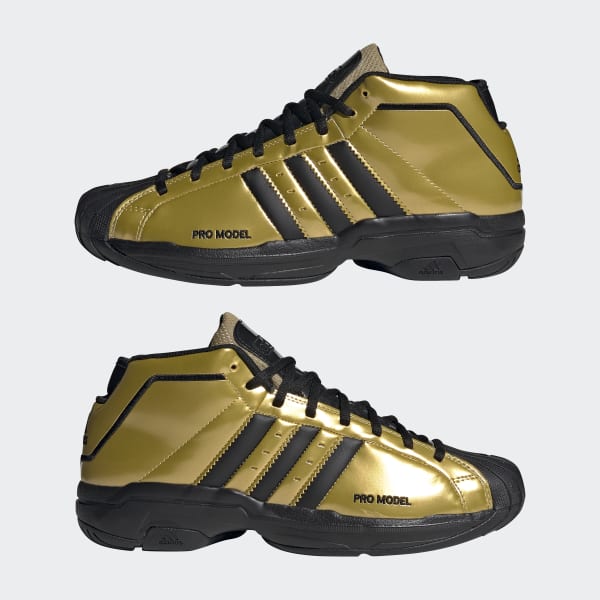 Adidas pro model gold top